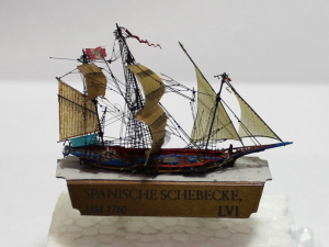 Spanische "Schebecke" (1 St.) E um 1760 Heinrich H 63 LVI